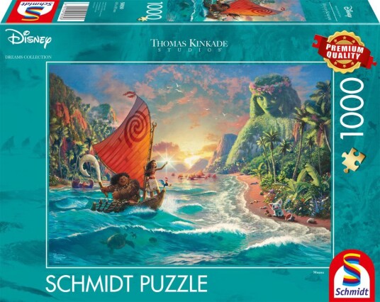 Disney Vaiana Moana Puslespill 1000 brikker Schmidt Disney Vaiana Moana Puslespill 1000 brikker Schmidt