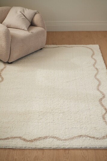 &Home Flossteppe Lugo Wave Beige