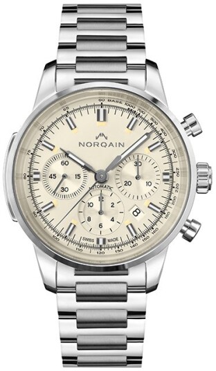 Norqain Herreklokke N2200S22C/C221/201SC Freedom Beige/Stål Ø43 mm