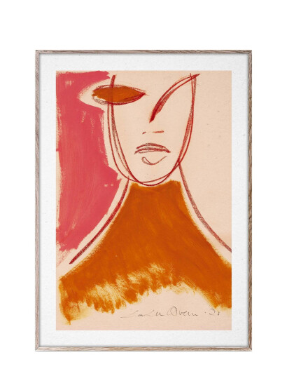 Paper Collective Pink Portrait - 50X70 Cm - Multi/patterned - 50X70CM