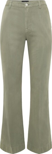 7 For All Mankind Modern Dojo Comfort Twill Ecru Khaki green 32 x 34