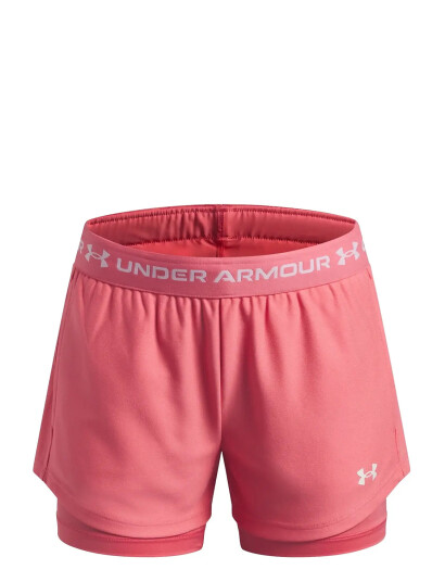 Under Armour Ua Tech Play Up 2N1 Short   Pink   122 128