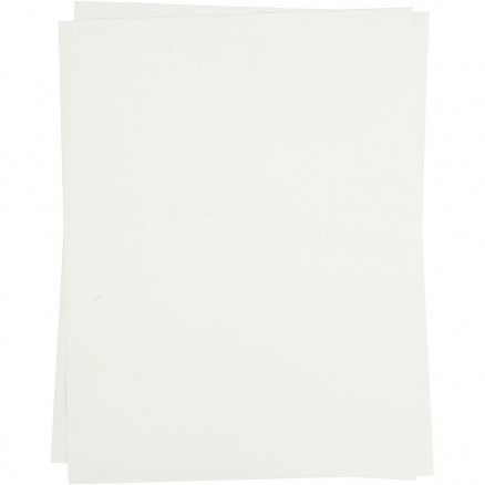 Diverse Transferpapir ark 21,5x28 cm transparent til lyse tekstiler 5 ark