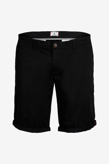Jack & Jones Plus Shorts jjiBowie jjShorts Solid SA PS Svart Jack & Jones Plus Shorts jjiBowie jjShorts Solid SA PS Svart