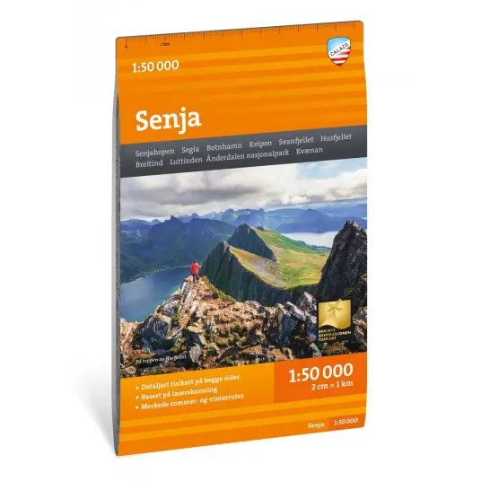 Calazo förlag Turkart Senja 1:50.000 OneSize, NoColour