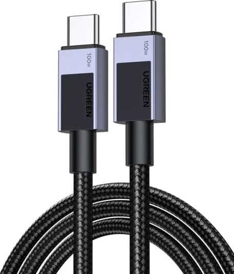 Ugreen 2m USB-C Hurtigladekabel 5A PD Svart