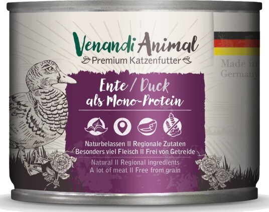 Venandi Animal Våtfôr Monoprotein And 6 X 200 G