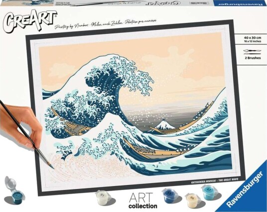 Ravensburger CreArt Mal etter nummer The Great Wave Hokusai