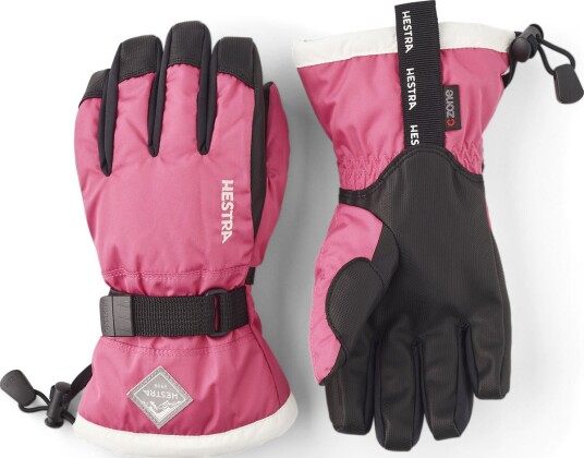 Hestra Gauntlet Czone JR Hanske Fuchsia/Ivory 5