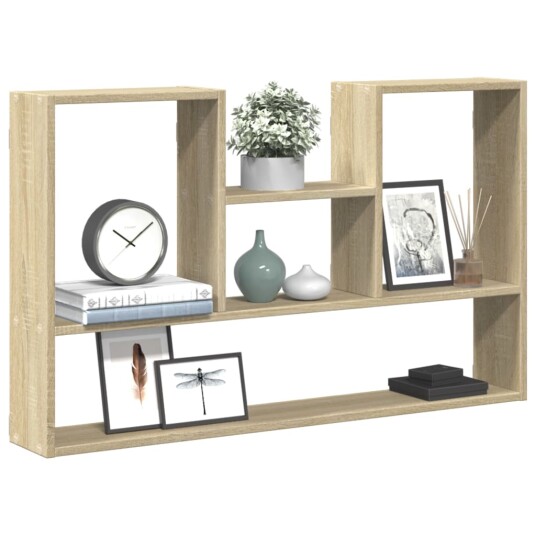  Vegghylle sonoma eik 99x15x60 cm konstruert tre