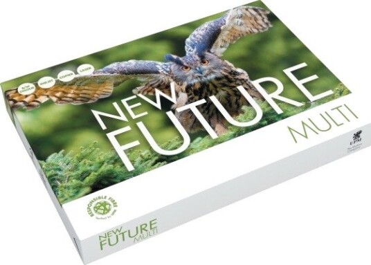 Kopipapir Multifunktion, New Future 75 G/M2, Hvid, A3, Pakke A 5 X 500 Ark
