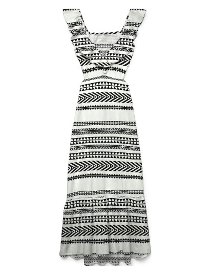 Vero Moda Vmdicthe S/L Ankle Detail Dress Wvn Ga   Black   XS