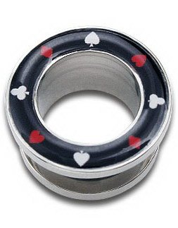 Utgått Cards Piercing Tunnel Strl 4 mm