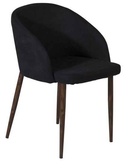 Venture Design Arch spise stol Svart Textil/natur Svart
