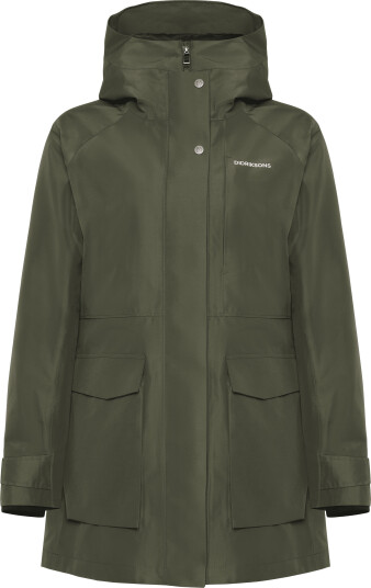 Didriksons Women"s Harriet Parka Deep Green, 42