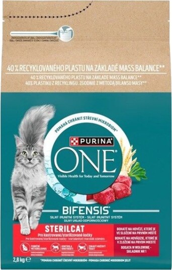 Purina One Storfekjøtt Hvete Tørrfôr 2.8 kg