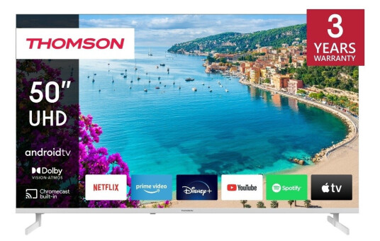 Thomson 50" 4K UHD Android TV hvit 50UA5S13W