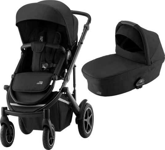 Britax Römer Barnevogn Komplett Smile III All Black m/ Bagdel