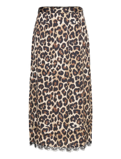 NOISY MAY Nmsantal Hw Midi Skirt Wvn - Brown - XS