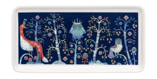iittala Taika tallerken rektangel 12x24 cm blå iittala Taika tallerken rektangel 12x24 cm blå