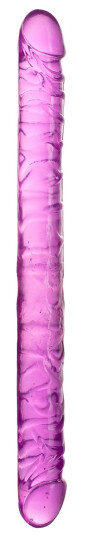 baseks Realistisk Dobbeldildo Large       - Lilla