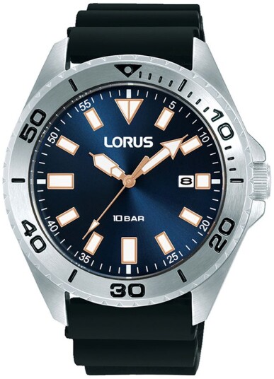 Lorus Herreklokke RXH57KX9 Sports Blå/Gummi Ø44 mm