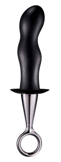 Silicone Butt Plug With Finger Ring 22,5 cm