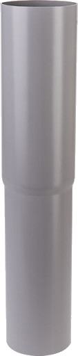 Plastmo nedløpsrør   rett Ø75mm grå gray diameter 75 mm height 380 mm