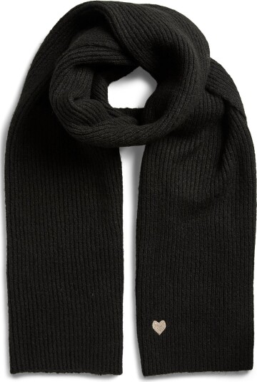 Pieces Pcniva Long Knit Scarf Noos Bc - BLACK - One Size