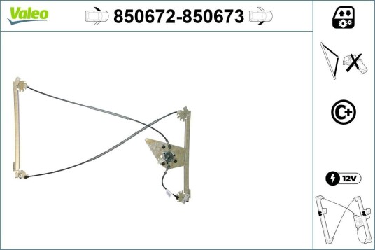 Vindusheis VALEO 850672