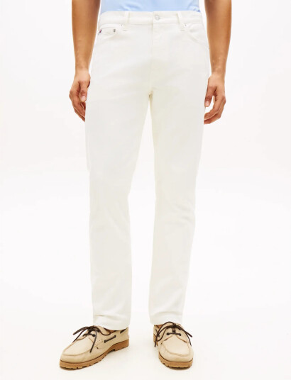 Tommy Hilfiger Slim Straight Denton White Dc White 31 x 32