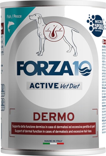 Forza10 Active Line Dog Våtfôr Forza10 Active Line Dermo Med Fisk 12 X 390 G