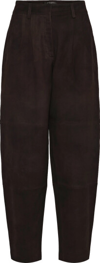 Bruuns Bazaar Suedabbbarel Suede Pants Brown 38