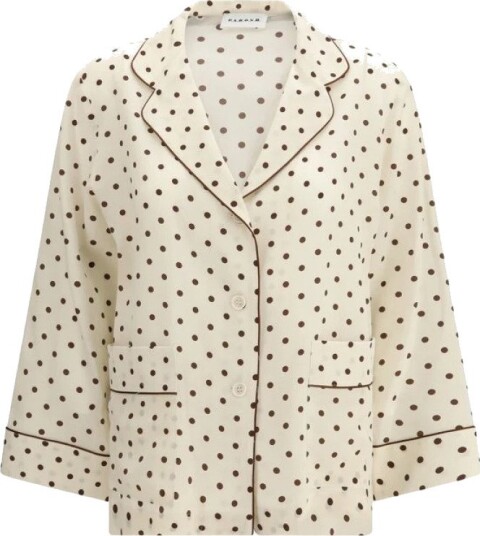 P.a.r.o.s.h., Dame, Bluser & Skjorter, Beige, M,
