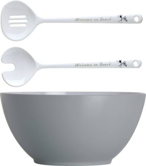 Salatbolle m/salatbestikk Welcome Ø25