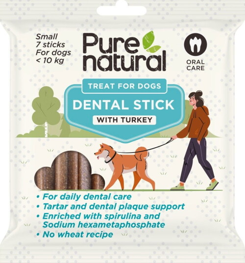 Purenatural Dental Sticks Kalkun 7 Pack
