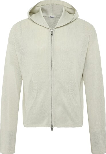 Weekday Zip Through Hoodie Grey XL