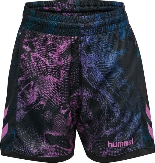 Hummel Shorts HmlBlaze Klubb 26 Black/Rosa Hummel 12 år (152) Shorts Blå Lilla Svart