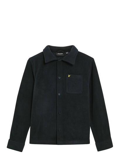 Lyle & Scott Polar Fleece Shirt Navy 10 11