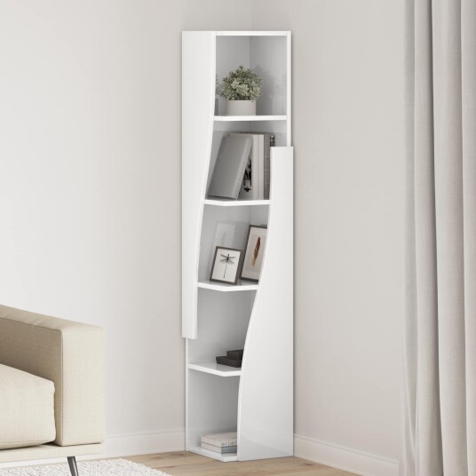vidaXL Hjørneskap 27,5x27x140cm Konstruert tre