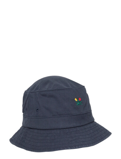 Aimé Leon Dore Brushed Crest Bucket Hat Navy S/M Aimé Leon Dore Brushed Crest Bucket Hat Navy S/M