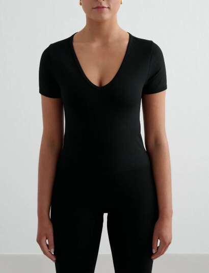 aim´n Shape Seamless Short Sleeve - Black - S