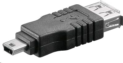 Adapter Usb Premiumcord Usb A - Usb Mini (5Pin) Black (Kur-9) Adapter Usb Premiumcord Usb A - Usb Mini (5Pin) Black (Kur-9)