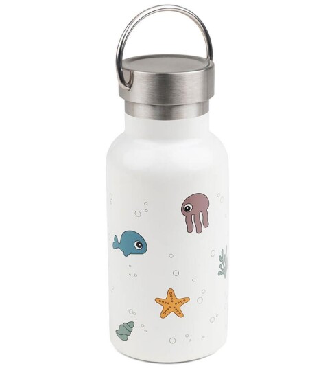 Done By Deer Sea Friends Termo Flaske Beige 35 cl