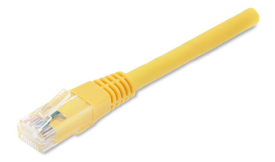 Eurolan 21D-S6-03YLX Patchkabel 2 x RJ45 SSTP, gul 3 m, Stikkontakter & kabler