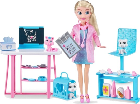 Zuru Sparkle Girlz Dyreklinikk Lekesett 3+ År 28 Deler