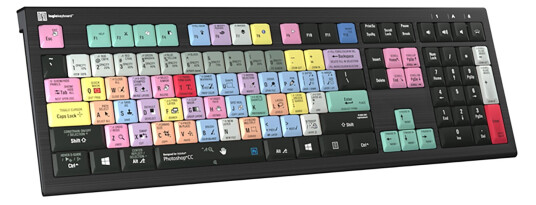 Logickeyboard PhotoShop CC PC ASTRA 2 PC Backlit UK