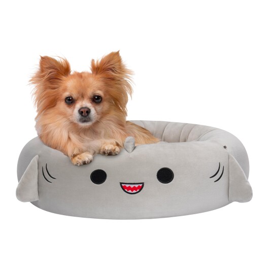 Squishmallows Hai Hundeseng 50 cm - Myk og Komfortabel