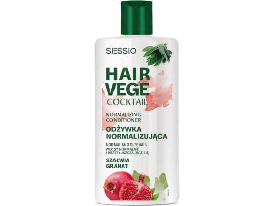Sessio Sessio Hair Vege Cocktail Normaliserende Hårbalsam Salvie Og Granateple 300 G Sessio Sessio Hair Vege Cocktail Normaliserende Hårbalsam Salvie Og Granateple 300 G