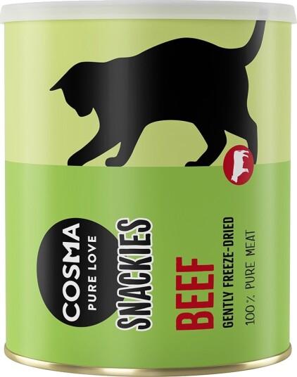 Cosma Snackies Maxi Tube Frysetørkede Kattesnacks Biff 130 G